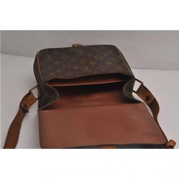 LOUIS VUITTON CARTOUCHIERE MM SHOULDER BAG PURSE MONOGRAM - Picture 13 of 17